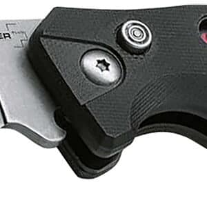 Boker 01BO482 Intention II  Folding Drop Point Plain D2 Steel Blade Black G10 Handle