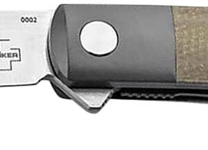 Boker 01BO930 Trapper  3.23" Plain Nitro-V Blade Micarta Handle