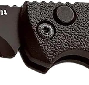 Boker 01KALS98  Kalashnikov Pocket 2.52" Tanto Plain D2 Steel Blade Black Aluminum Handle