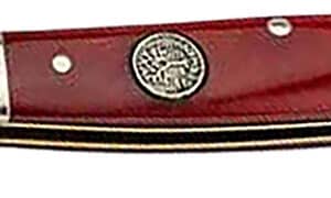 Boker 110844 Pen Knife Traditional Pen/Spear Plain D2 Steel Blade Smooth Red Bone Handle