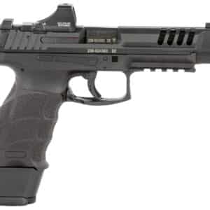 Heckler & Koch VP9L 9MM long-slide pistol with SCS optic-cut slide and polymer frame
