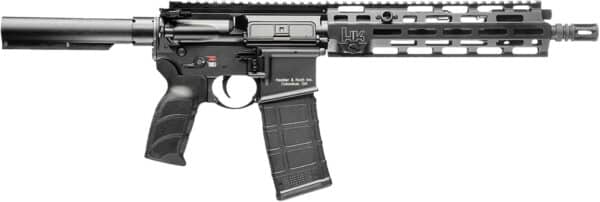 HK 81001051 MR556 A4 5.56x45mm 10+1 11" Black Threaded Barrel, M-LOK Handguard, Black Picatinny Rail Receiver, Black Synthetic 6 Position Stock, Black Polymer Grip, Ambidextrous