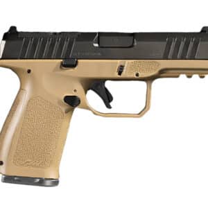 Rost Martin RM1CFDEOSP10CA RM1C  9mm 10rd 4" Black Tenifer Optic Ready/Serrated Flat Dark Earth Frame RGT Grip