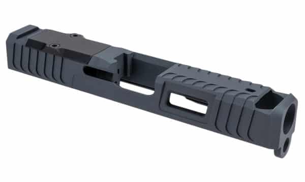 Zaffiri Precision ZPS.B.43.SG ZPS.IBS Custom Slide Fits Glock 43/43x Sniper Gray 17-4 Stainless Steel