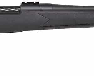 Mossberg Patriot 7mm PRC bolt-action rifle with 24-inch fluted threaded barrel and black synthetic stock