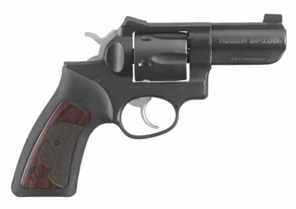 Ruger GP100 Wiley Clapp 3-inch .357 Magnum blued revolver with Novak sights