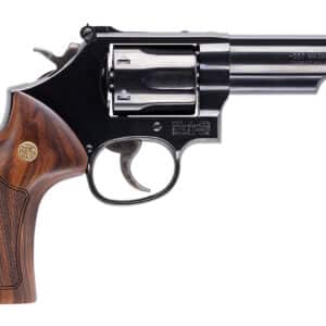 Smith & Wesson 14046 Model 19  K-Frame 357 Mag 6rd 4.25" Blued Carbon Steel Barrel, Cylinder & Frame, Checkered Wood Grip, No Safety