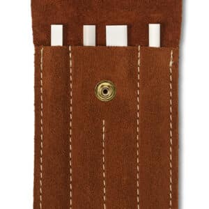 Spyderco 400F File Set  Ceramic Sharpener Fine White/Includes Leather Case