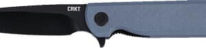 CRKT LCK PLUS 3.3" PLAIN EDGE - GRAY/BLACK G10