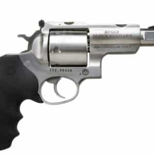 Ruger Super Redhawk .454 Casull stainless revolver with rubber grip and adjustable rear sight