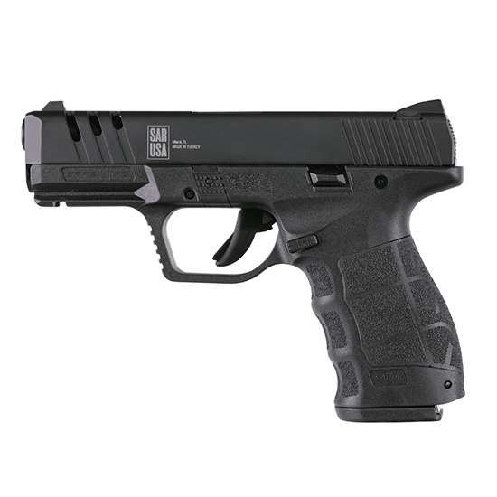 SAR Arms SAR9X Compact Black 9mm pistol side view