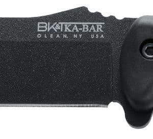 Ka-Bar BK7 Becker Combat Utility 7" Fixed Clip Point Plain Black 1095 Cro-Van Blade, Black Ultramid Handle, Includes Sheath