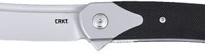 CRKT VIENTO 3.23" PLAIN EDGE - ASSISTED BLACK/SS D2