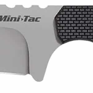 Cold Steel 49HTF Tac Mini 3.75" Fixed Plain Tanto Japanese AUS-8A SS Blade/ Black Griv-Ex Handle
