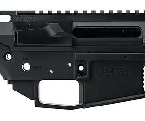 Lantac Raven matched billet upper and lower receiver set in black Type 3 hardcoat anodized finish