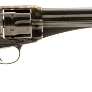 Taylors & Company 550378 1875 Army Outlaw 357 Mag Caliber with 7.50" Blued Finish Barrel, 6rd Capacity Blued Finish Cylinder, Color Case Hardened Finish Steel Frame & Walnut Grip