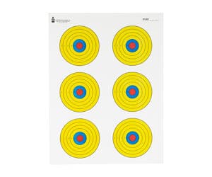 ACTION TGT BRIGHT 6 BULLSEYE 100PK