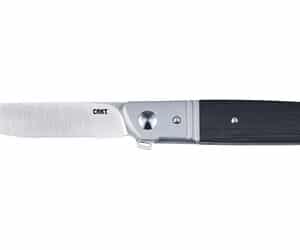 CRKT BAMBOOZLED BLK 3.34" PLAIN EDGE