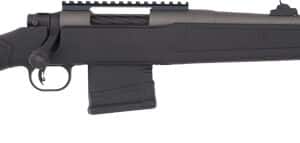 Mossberg MVP Patrol 5.56 NATO rifle with 16.25-inch threaded barrel and tungsten Cerakote finish