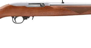 Ruger 10/22 Sporter .22 LR with 18.5 inch stainless barrel and walnut-stained hardwood stock