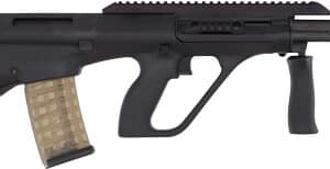 Steyr AUG A3 M2 .223/5.56 NATO 16-inch black bullpup rifle with extended Picatinny rail