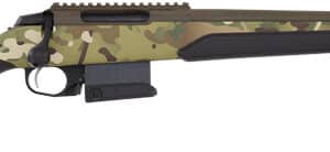 Tikka T3X CTR 308 WIN sporting rifle with Multicam synthetic stock and 20-inch threaded barrel