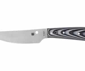 SPYDERCO BOW RIVER G-10 BLK/WHITE