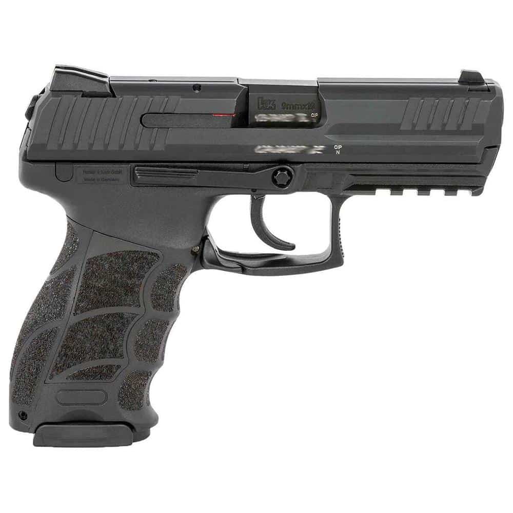 Heckler & Koch P30 9mm pistol, 3.85 in barrel, black polymer frame, two 10-round magazines