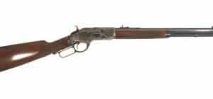 Cimarron 1873 Saddle Rifle .357 Mag/.38 Spl 18 inch octagon barrel case-hardened receiver walnut stock