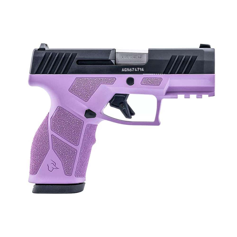 Taurus GX2 9mm pistol light purple frame black slide 3.38 inch barrel