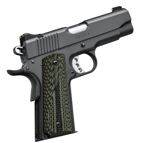 Kimber PRO TLE II .45 ACP pistol with 4-inch barrel and matte black finish