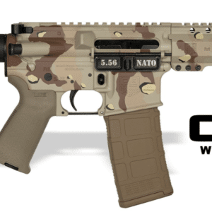 Diamondback Firearms DB15 7 inch pistol .223 REM/5.56 NATO chocolate chip camo