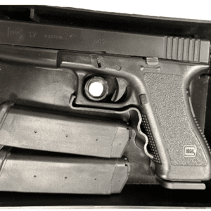 Glock G17 Gen 2 9mm pistol 4.49 inch barrel with three 17-round magazines