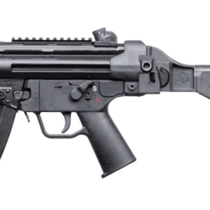 PTR 9RS BR 9mm with M-LOK handguard, black nitride 3-lug threaded barrel, and SB Tactical brace