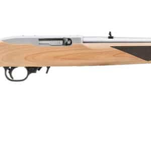 Ruger 10/22 Sporter .22 LR 18.5 in stainless barrel natural hardwood stock with 10-round rotary magazine