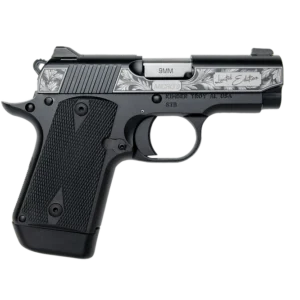 KIMBER MICRO 9 FOLIA 9MM PISTOL LASER ENGRAVED LEAVES DESIGN 3.15" 1-7RD