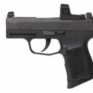 Sig Sauer P365-380 HGA .380 ACP pistol, black finish, 3.1 inch barrel, RomeoZero optic