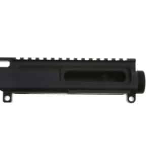 Wraithworks Billet Slick Side AR-15 Upper Receiver - Black | No Forward Assist or Brass Deflector