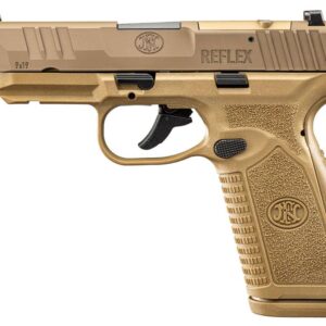 FN Reflex XL 9mm Flat Dark Earth optics-ready micro-compact pistol with two magazines