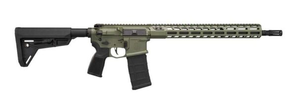 SIG M400 SDI MOSS GREEN 5.56 RIFLE, 16" W/ RAIL, MAGPL STOCK, FLATBLDE TRIGGER