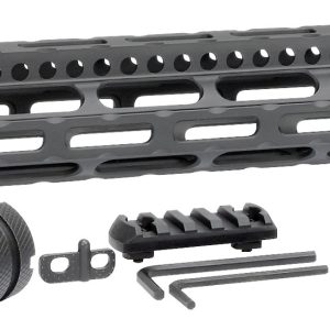 Midwest Industries MIULW12625 Ultralight  AR-15 Black Hardcoat Anodized Aluminum/Polymer 12.625" Picatinny/M-LOK