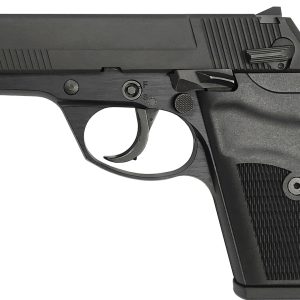 Rock Island 56798 LI380  Compact 380 ACP 8+1, 3.55" Black Steel Barrel, Black Parkerized Serrated Slide, Black Parkerized Steel Frame w/Beavertail, Black Polymer Grip