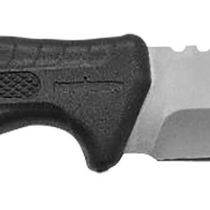 Camillus 19154 Hawker  4" Fixed Drop Point Plain Satin 420 Steel Titanium Bonded Blade Black Textured PP/TPR Handle