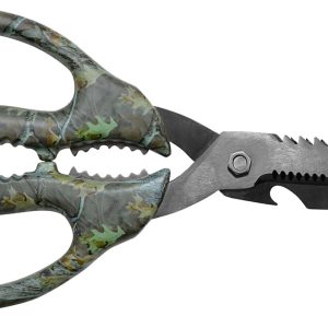 Camillus 19403 Multi-Function Game Shears Camo Shears 4" Serrated Titanium Bonded Blade, 9" Long