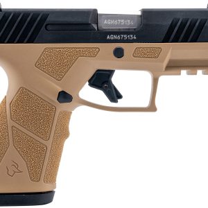 Taurus 1-GX2931T GX2  9mm 13+1 3.37" Matte Stainless Steel Barrel, Matte Black Serrated Stainless Steel Slide, Tan Stainless Steel Frame w/Picatinny Rail, Polymer Grip