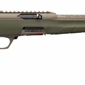 Winchester Wildcat .22 LR rifle 18-inch barrel OD green synthetic stock Flat Dark Earth finish