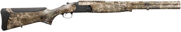 Charles Daly 930398 202T  20 Gauge Break Open 3.50" 2rd 22" TrueTimber Strata Over/Under Vent Rib Barrel, Black TrueTimber Strata Picatinny Rail Steel Receiver, Fixed TrueTimber Strata Synthetic Stock