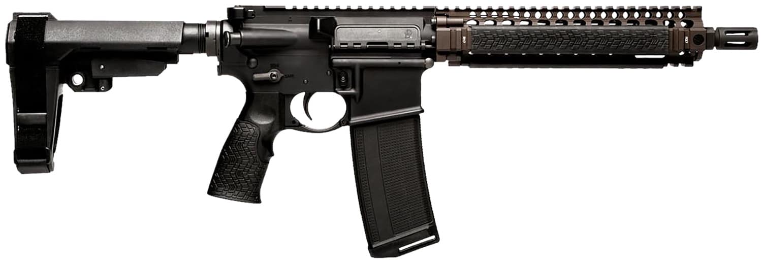 Daniel Defense MK18 Pistol .223 Rem/5.56 NATO 10.3 inch threaded barrel Flat Dark Earth and Black