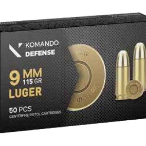 Dickinson LLC BRASS   9mm 115gr Full Metal Jacket 50 Per Box/20 Case