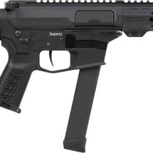 CMMG Banshee MkGs 9mm pistol in black with M-LOK handguard and RipBrace